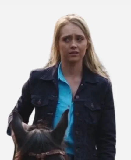 Amy Fleming Heartland Season 14 Amber Marshall Blue Denim Jacket