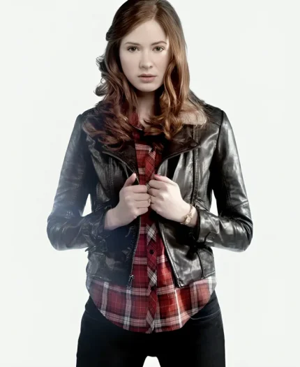Amy Pond Doctor Who Brown Jacket