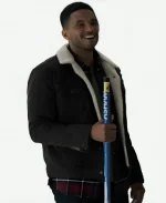 Andrew Bushell Under The Christmas Sky Shearling Jacket - Grey