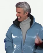 Andy Cohen NYE Blue Jacket