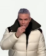 Andy Cohen White Puffer Jacket