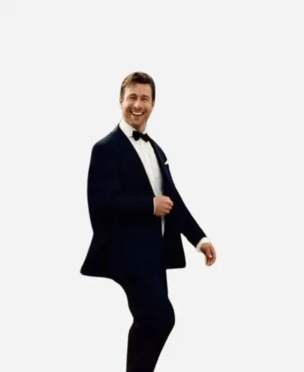 Anyone But You 2023 Glen Powell Black Blazer