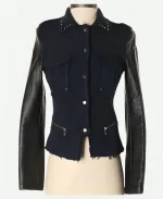 April Carver Chasing Life Season 01 Italia Ricci Blue Wool Jacket