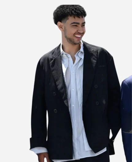 Archie Madekwe Gran Turismo 2023 Rome Film Festival Black Blazer