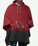 Arizona Cardinals NFL Color Blocked Poncho