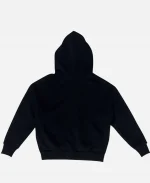 Arm Crystal Balaclava Zip Up Hoodie - Black