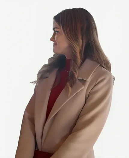 Ashley Newbrough Flipping for Christmas Wool Coat