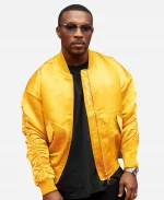Ashley Walters Yellow Bomber Jacket