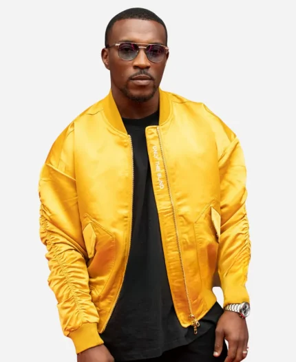 Ashley Walters Yellow Bomber Jacket