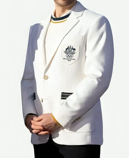 Australia Milano Cortina 2026 White Blazer