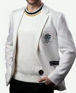 Australia Milano Cortina 2026 Winter Olympics White Blazer