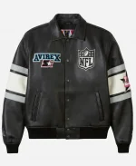 Avirex x Starter Super Bowl LX Leather Jacket
