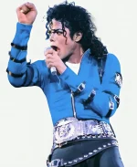 Bad World Tour Michael Jackson Blue Jacket