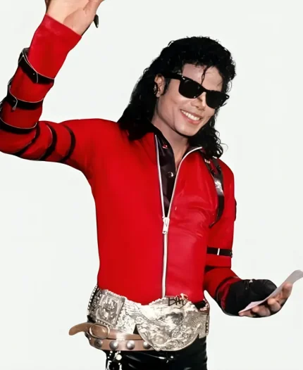 Bad World Tour Michael Jackson Red Jacket