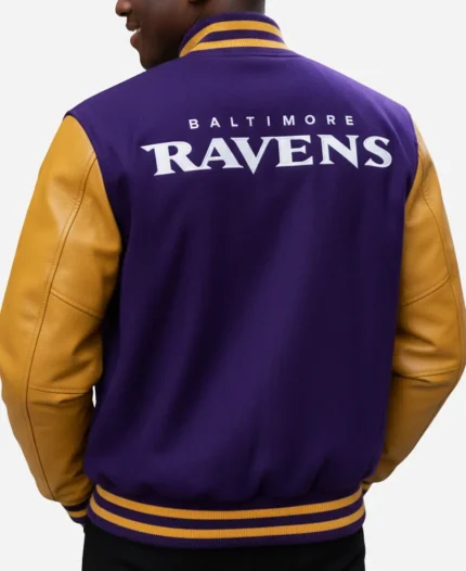 Baltimore Ravens Purple Varsity Jacket