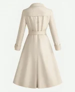 Bea Ponies S01 Emilia Clarke White Long Coat