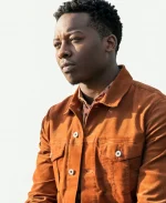 Brandon Micheal Hall God Friended Me Orange Jacket