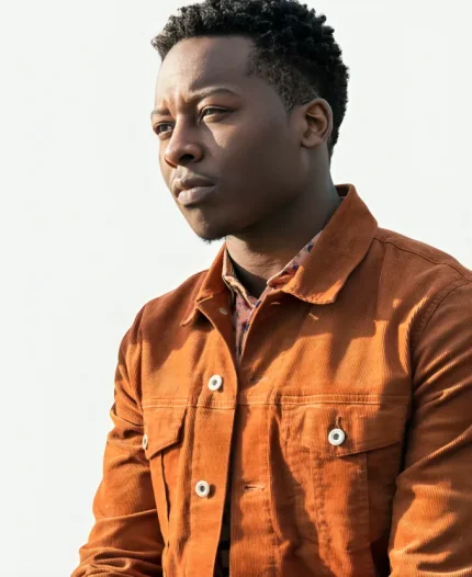 Brandon Micheal Hall God Friended Me Orange Jacket