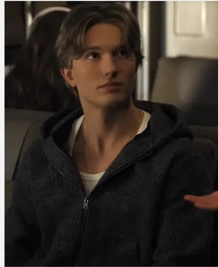 Brayden Elliot Finding Her Edge Grey Hoodie