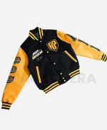 Bren Esports Championship Black and Yellow Varsity Jacket