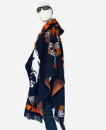 Broncos Wool Poncho
