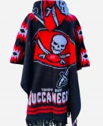 Buccaneers Wool Poncho