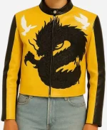 Buenos Aires Dragon Dua Lipa Leather Jacket