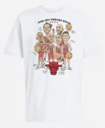 Bulls 10-11 Team Caricature White T-Shirt