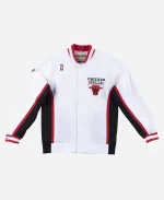Bulls 1996-97 Warmup White Jacket
