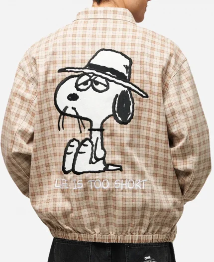 Butter Goods x Peanuts Spike Sandstone Plaid Jacket