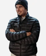 Cadillac F1 Sergio Pérez Black Puffer Jacket