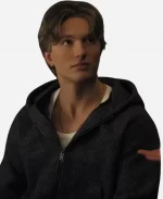 Cale Ambrozic Tv Series Finding Her Edge Brayden Elliot Grey Zip Up Hoodie