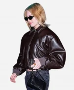 Cameron Fedora New York City Leather Jacket - Dark Brown