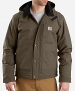 Carhartt Full Swing Steel Olive Green Hooded Jacket