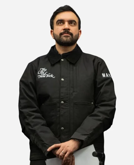 Carhartt Mayor Zohran Mamdani New York City Black Jacket