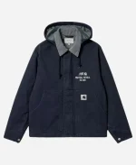 Carhartt WIP x New Balance Navy Blue Hooded Jacket