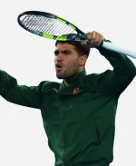 Carlos Alcaraz 1 Point Slam Green Jacket