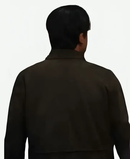 Carlos Valdes Up Here S01 Miguel Green Suede Jacket