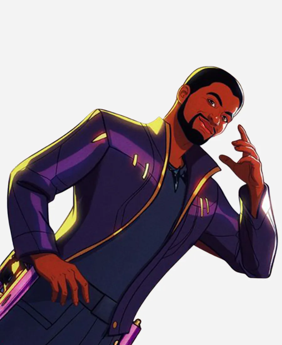 Chadwick Boseman Purple Jacket Chadwick Boseman Purple Jacket