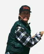 Chevy Chase National Lampoon Christmas Vacation Clark Griswold Green Puffer Vest