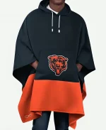 Chicago Bears NFL Color Blocked Poncho