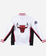 Chicago Bulls 1996-97 Warmup White Jacket