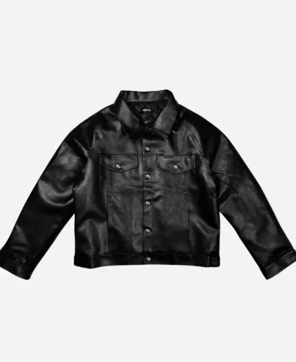 Chrome Hearts Leather Jacket - Black