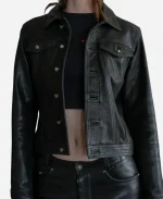 Chrome Hearts Star Leather Trucker Jacket