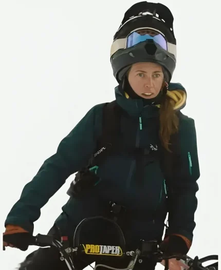 Cleo Brown Movie Weak Layers 2024 Katie Burrell Black Hooded Jacket