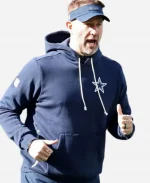 Cowboys Brian Schottenheimer Sideline Club Hoodie