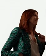 Cynthia Fuller Ginny and Georgia S02 Sabrina Grdevich Plaid Green Blazer