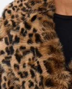 Dakota Johnson Camel Shearling Fur Coat