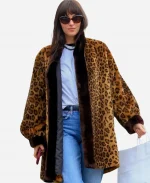 Dakota Johnson LA Shearling Coat