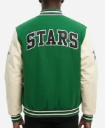 Dallas Stars Prospect Green & White Varsity Jacket